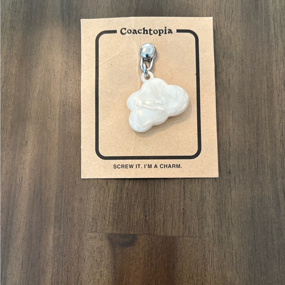 Coachtopia Cloud Bag Charm
